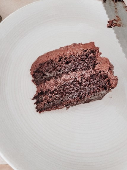Vegan Two Layer Chocolate Cake